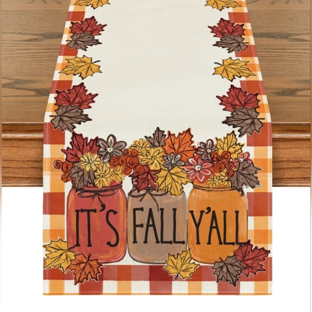 Table Runner It's Fall Y'all